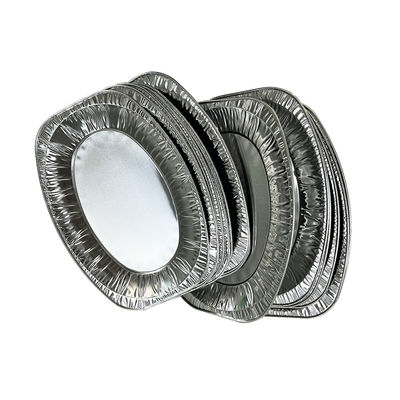 Contenedor de alimentos de aluminio de papel de aluminio grande para tostado de pavo de barbacoa desechable de calidad alimentaria