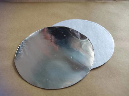Papel de narguilé de 0,03 mm de espesor 120 mm de ancho y redondo de aluminio con aleación 8011 y plata
