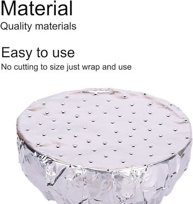 Papel de hoja de aluminio de longitud personalizada de hoja de narguilé 0.03MM para todas las narguilé 50 unidades