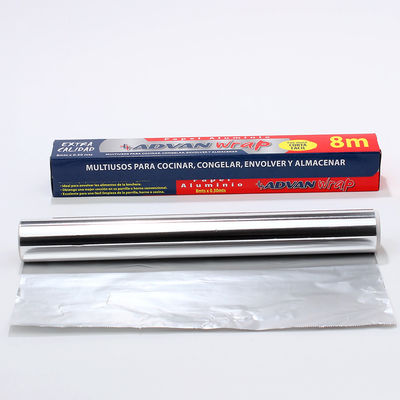8011 Papel laminado de papel de aluminio para envolver hamburguesas Placa de pastel de plata