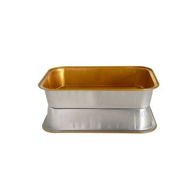 Personaliza altura papel de aluminio desechable taza de postre recipiente de pastel para el embalaje de alimentos
