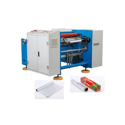 Máquina profesional semiautomática para retorcer rollos de papel de aluminio con contador de 850 kg