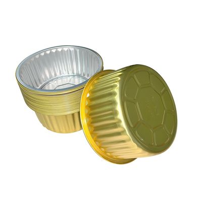 Contenedor de alimentos Pedido a medida caliente desechable redondo de papel de aluminio pastel horneado ventas