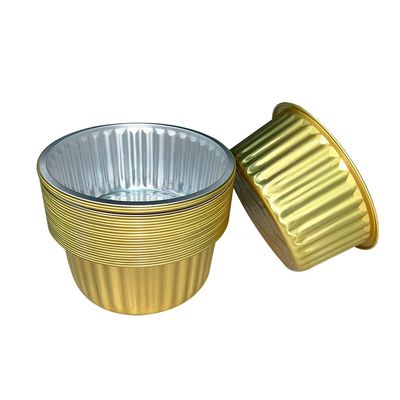 Contenedor de alimentos Pedido a medida caliente desechable redondo de papel de aluminio pastel horneado ventas