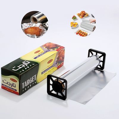 Tratamiento compuesto personalizado hogar 8011 rollo de papel de aluminio de grado alimenticio para la cocina