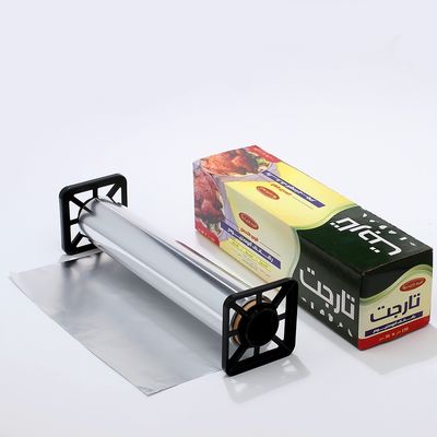 Tratamiento compuesto personalizado hogar 8011 rollo de papel de aluminio de grado alimenticio para la cocina