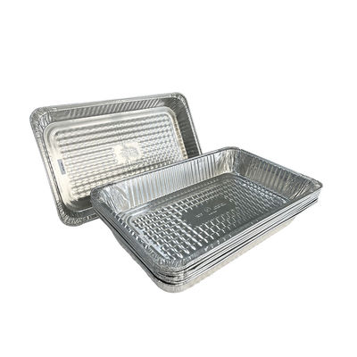 Amigable con el medio ambiente 525x325mm Aluminio de papel Grill de barbacoa para cocinar al aire libre