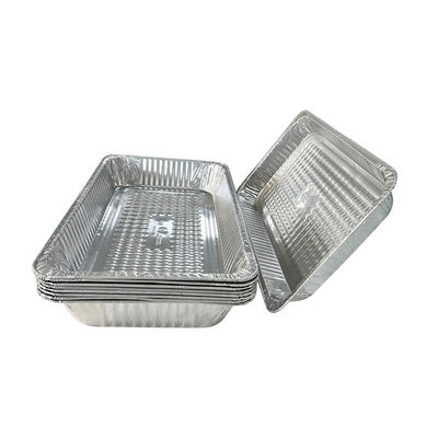 Amigable con el medio ambiente 525x325mm Aluminio de papel Grill de barbacoa para cocinar al aire libre