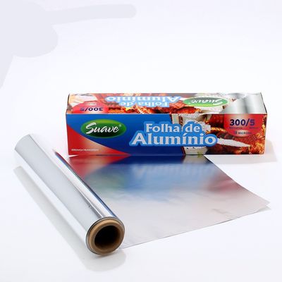 Logotipo personalizado Rollo de papel de aluminio no adhesivo para necesidades de cocina