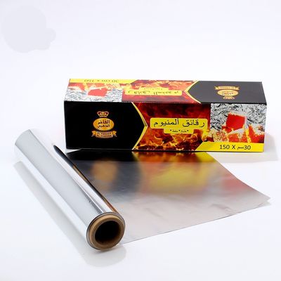 8011 Rollo de papel de aluminio de aleación directa estándar para papel de barbacoa diario en longitud personalizada