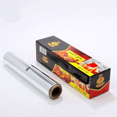 8011 Rollo de papel de aluminio de aleación directa estándar para papel de barbacoa diario en longitud personalizada