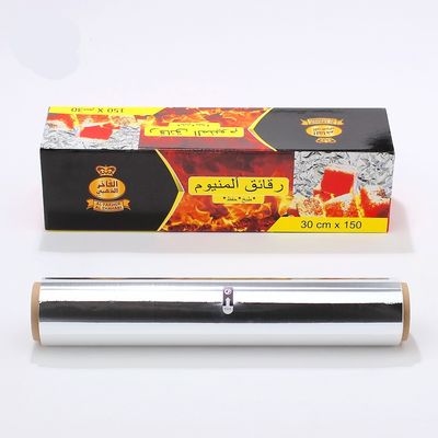 8011 Rollo de papel de aluminio de aleación directa estándar para papel de barbacoa diario en longitud personalizada