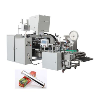 Automático de papel de silicona papel de papel de hornear papel de papel de aluminio papel de papel de corte automático Rewinder máquina 4-