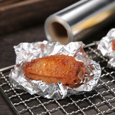 Grillado horneado tostado uso pesado de papel de aluminio para el hogar tratamiento desechable