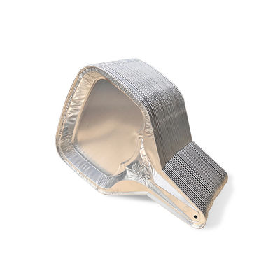 Envases de papel de aluminio biodegradable para hornear cocinar cocina recalentamiento pedido personalizado