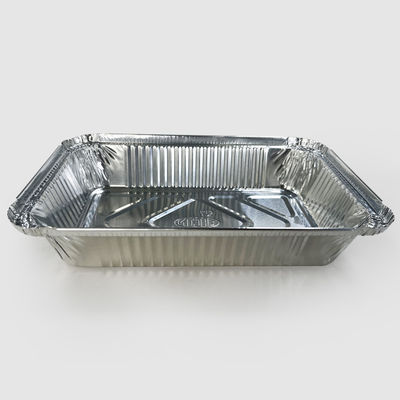 Envases para comida para llevar al restaurante con papel de aluminio respetuoso del medio ambiente