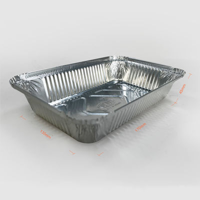 Envases para comida para llevar al restaurante con papel de aluminio respetuoso del medio ambiente