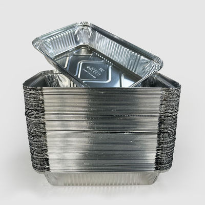 Envases para comida para llevar al restaurante con papel de aluminio respetuoso del medio ambiente