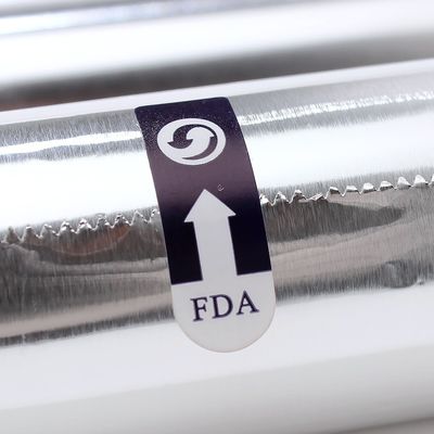 Rollo de papel de aluminio de cocina para el embalaje de alimentos Tamaño personalizado Logotipo espesor Papel de papel de aluminio