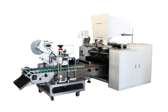 4.5kw Aluminio de papel automático máquina de rebobinado con etiquetado automático papel de hoja de aluminio Bbq Rewinder