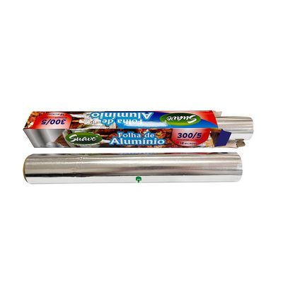 Largo personalizado Temperatura suave 8011 Rollo de papel de papel de aluminio para cocina doméstica