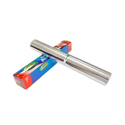 Largo personalizado Temperatura suave 8011 Rollo de papel de papel de aluminio para cocina doméstica