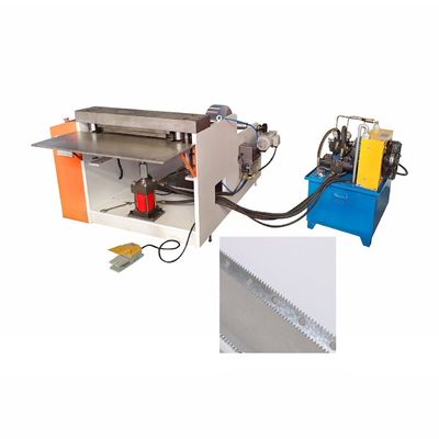 Máquina de prensa de cuchilla de sierra semiautomática para restaurante en caja de color de papel de aluminio
