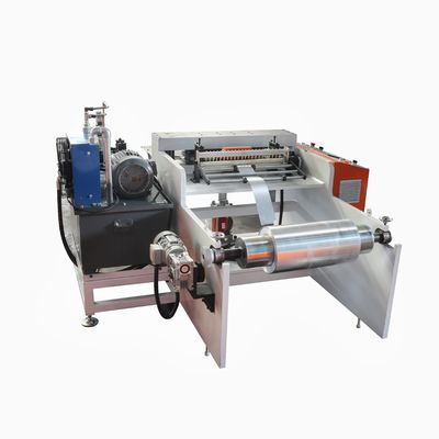 Máquina de prensa de cuchilla de sierra semiautomática para restaurante en caja de color de papel de aluminio