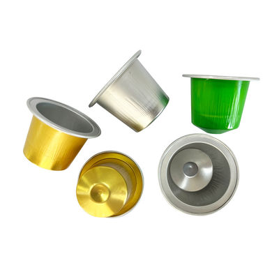 Cápsula de café vacía de papel de aluminio de colores NespressoCápsulas de almacenamiento de café para alimentos