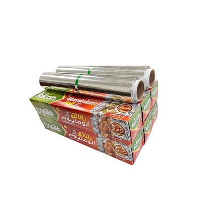 Papel de papel de aluminio 8011 de uso pesado de calidad alimenticia de uso doméstico espesor personalizado