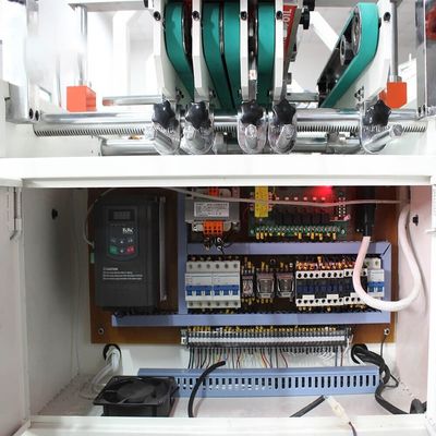350 mm Máxima anchura operable Máquina de pegamento de carpetas de caja impulsada eléctricamente para soluciones de embalaje