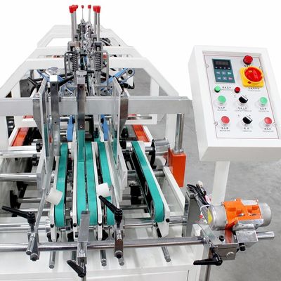 350 mm Máxima anchura operable Máquina de pegamento de carpetas de caja impulsada eléctricamente para soluciones de embalaje