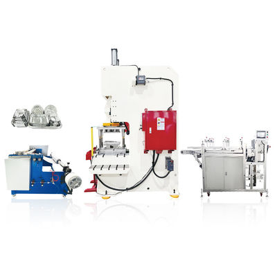Máquina de fabricación de contenedores de papel de aluminio CNC Máquina de contenedores de bandejas de papel de aluminio aislado