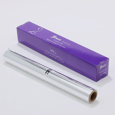 Largura personalizada Plata Forma suave y fácil de grado alimenticio papel de papel de horneado papel de aluminio para el hogar rollos