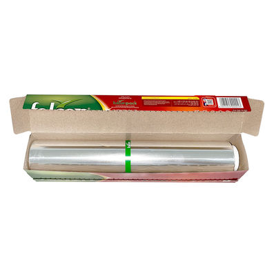 Rollo de papel de aluminio de cocina de plata de uso pesado 8011 para hornear alimentos con cortador de diapositivas