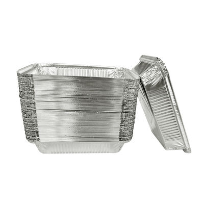 Contenedor de utensilios de mesa para comida para llevar Envases de papel de aluminio para bandejas de barbacoa y envases de alimentos