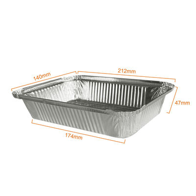 Contenedor de utensilios de mesa para comida para llevar Envases de papel de aluminio para bandejas de barbacoa y envases de alimentos