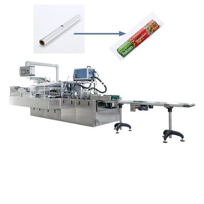Máquina de embalaje automático tipo caja de cartón para papel y aluminio