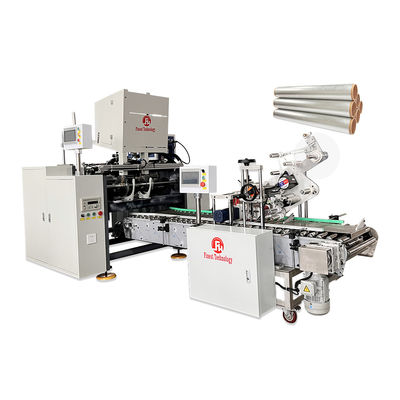 Máquina de recorrido de recorte totalmente automático de papel de aluminio con 4 husos