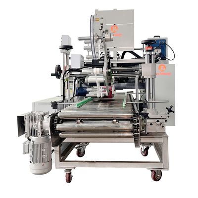 Máquina de recorrido de recorte totalmente automático de papel de aluminio con 4 husos
