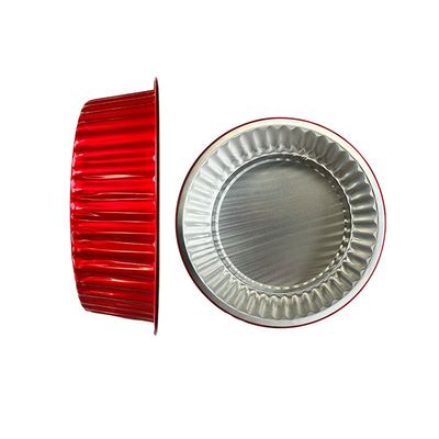 Contenedor de papel de aluminio respetuoso con el medio ambiente para envases de helados de colores
