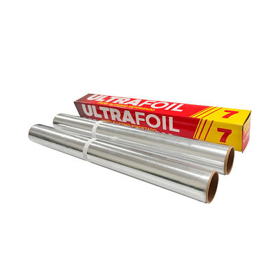 30cm 45cm Calidad alimenticia horneado tostado Bbq papel de papel reciclable de aluminio con cortador