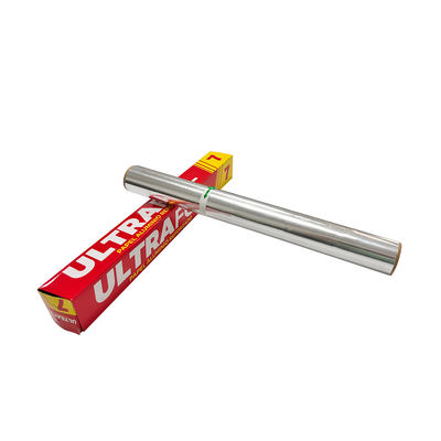 30cm 45cm Calidad alimenticia horneado tostado Bbq papel de papel reciclable de aluminio con cortador