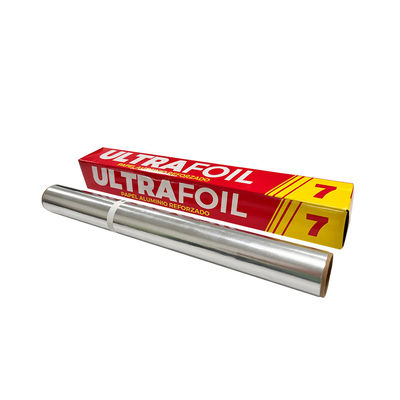 30cm 45cm Calidad alimenticia horneado tostado Bbq papel de papel reciclable de aluminio con cortador