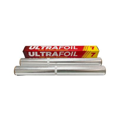 30cm 45cm Calidad alimenticia horneado tostado Bbq papel de papel reciclable de aluminio con cortador