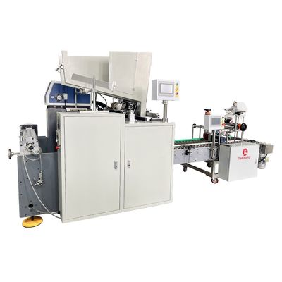 Máquina de remolque de papel de aluminio de etiqueta corta totalmente automática de 4.5kw de potencia