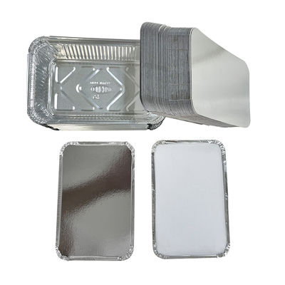 Contenedor de alimentos desechable de papel de aluminio Contenedor con ventaja ecológica