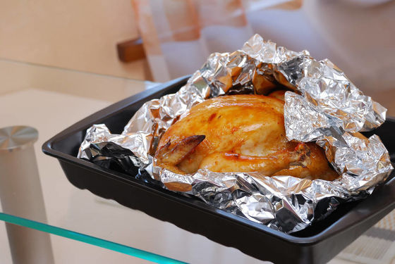 Personalizar el espesor Rollo de papel de aluminio para el hogar para el embalaje de alimentos microfibles