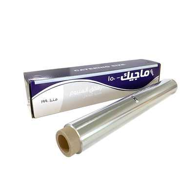 8011 Embalaje de alimentos desechables de aleación de aluminio papel de papel grande con espesor personalizado