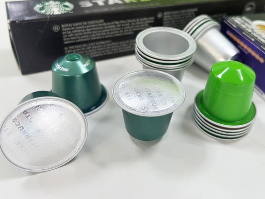 Comida Cápsula de café de aluminio Nespresso Compatible Cápsula vacía para la conservación